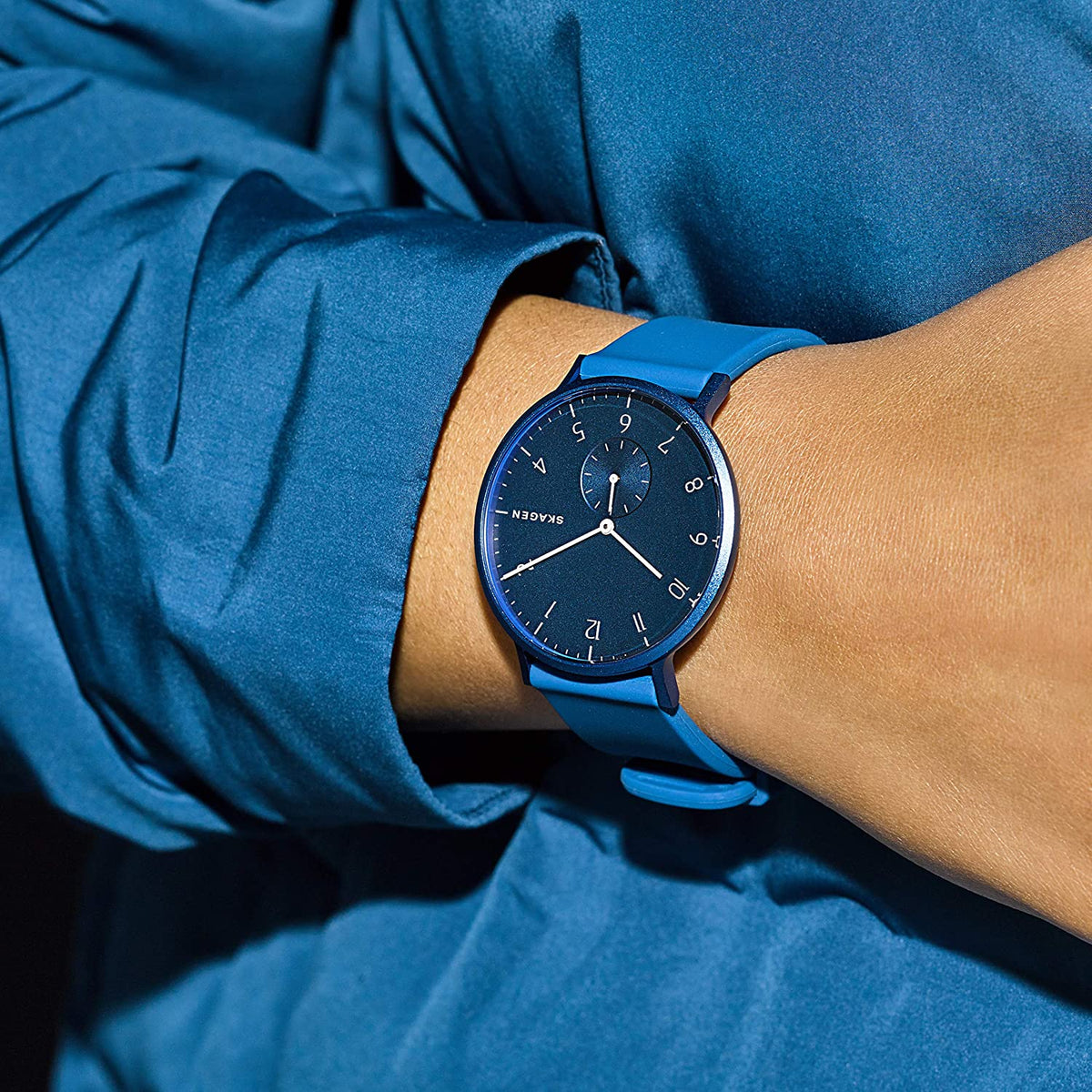 Aaren Kulor Watch (Blue) | Skagen | Luby 