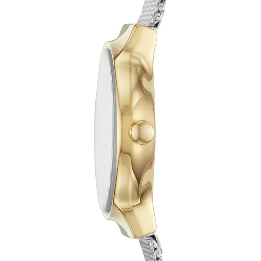Freja Two-Tone Mesh Watch (Silver/Gold) | Skagen | Luby 