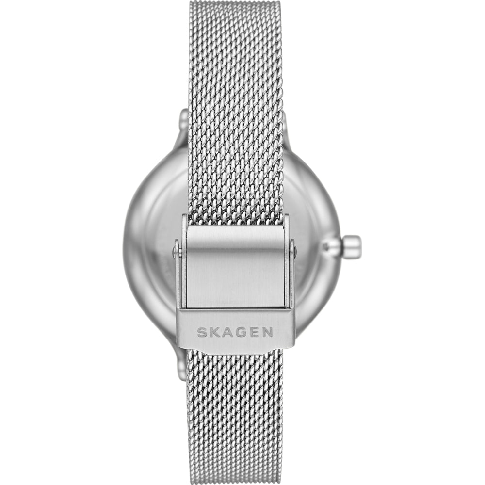 Anita Mesh Watch (Silver/Blue) | Skagen | Luby 