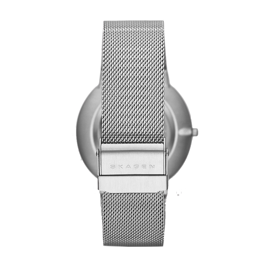 Ancher Mesh Watch (Silver/Black) | Skagen | Luby 