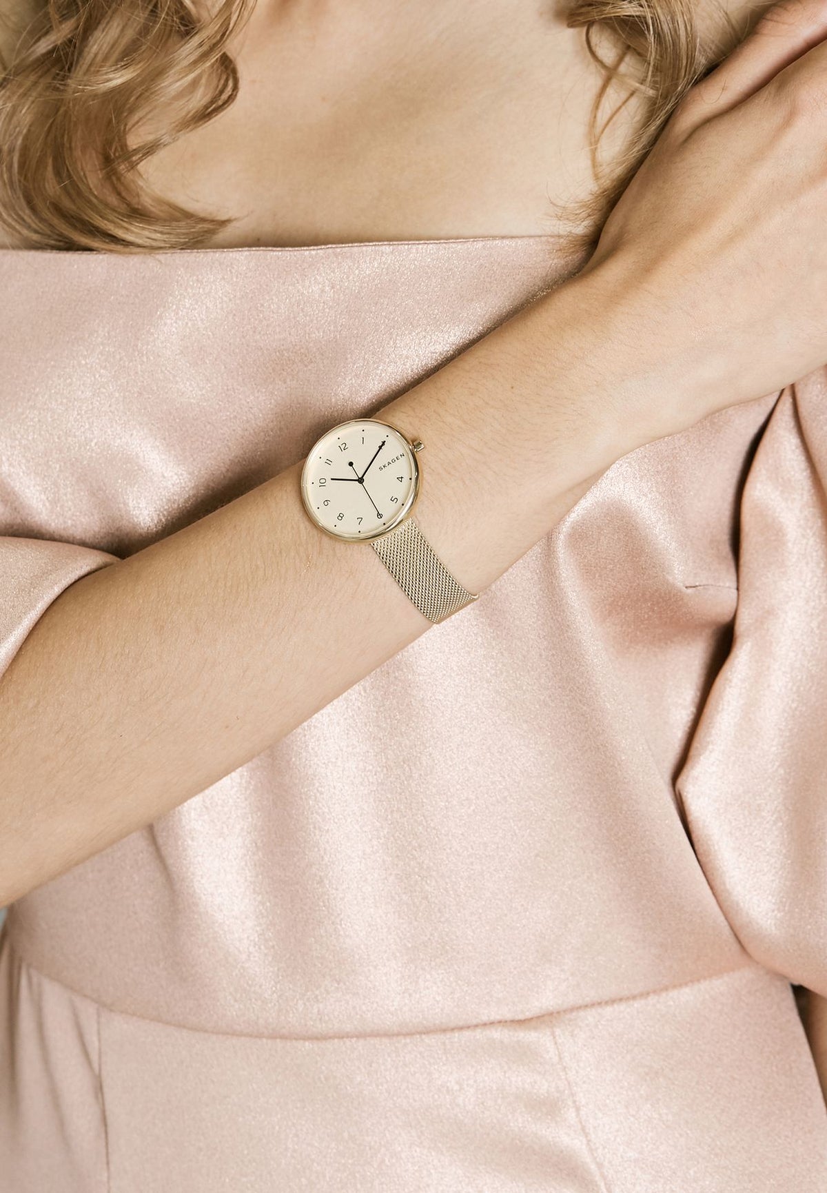 Signatur Mesh Watch (Gold) | Skagen | Luby 
