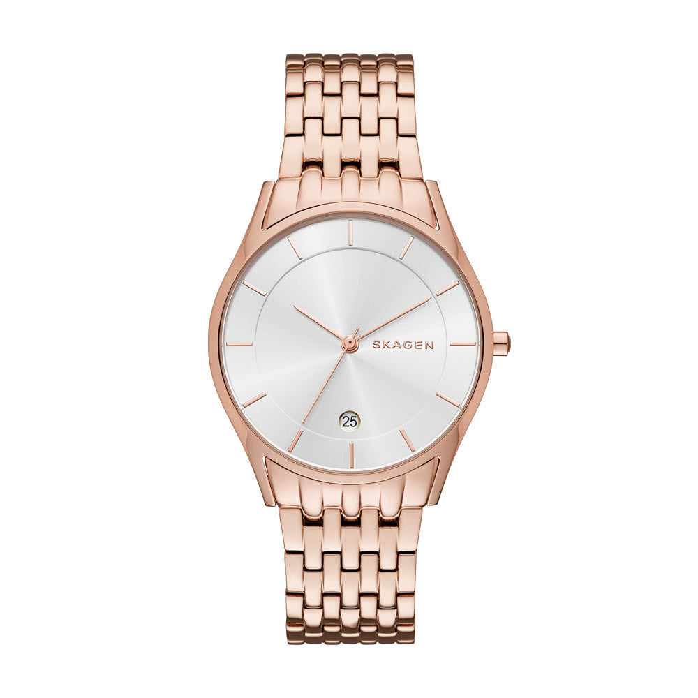 Holst Steel Link Watch (Rose-Gold) | Skagen | Luby 
