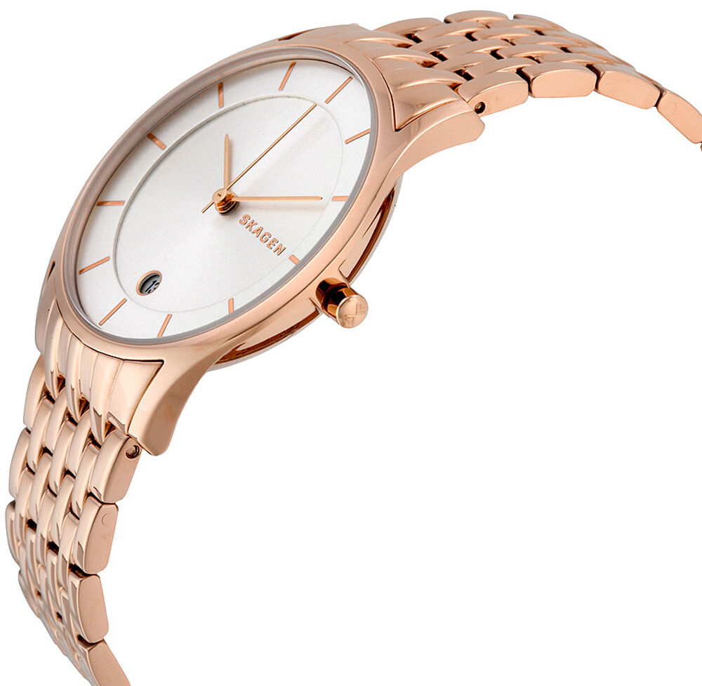 Holst Steel Link Watch (Rose-Gold) | Skagen | Luby 