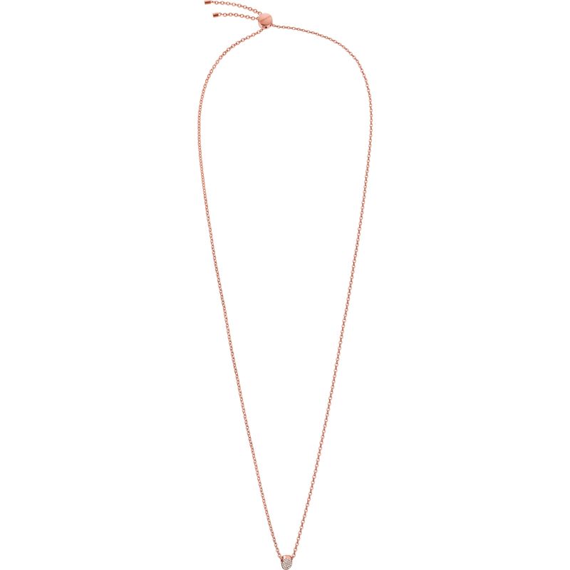 BRILLIANT NECKLACE ROSE GOLD | Calvin Klein | Luby 