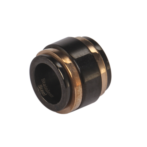 Dual Metal Finish Stripe Steel Link | Kermar | Luby 