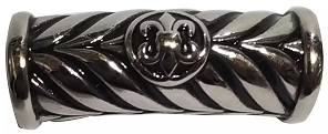 Fleur de Lis Steel Link Tube | Kermar | Luby 