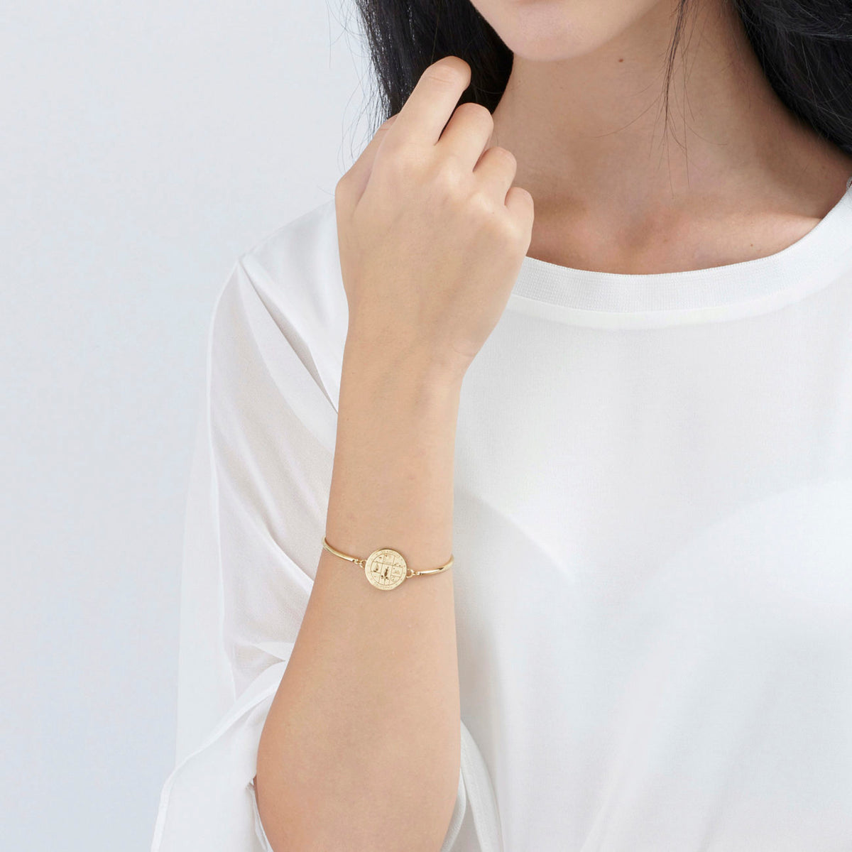 Veronica Ferraro Los Angeles Signet Steel Bracelet (Gold) | Brosway Italia | Luby 