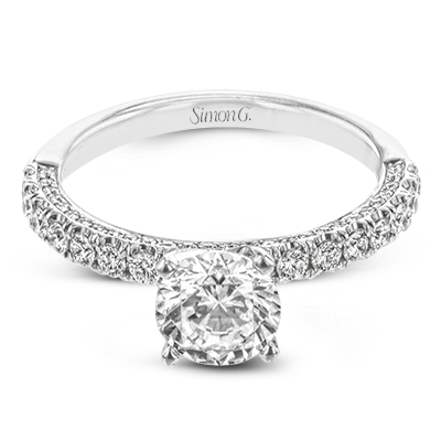 Simon G 18KWG Diamond Engagement Ring | Simon G | Luby 