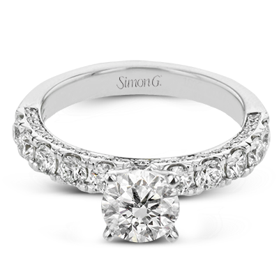 Simon G 18KWG Engagement  Ring | Simon G | Luby 