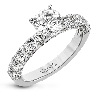 Simon G 18KWG Engagement Ring | Simon G | Luby 
