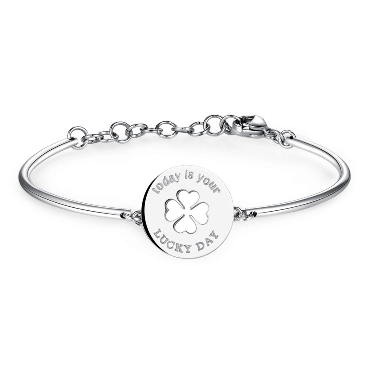 Chakra Four-Leaf Clover Pendant Bracelet | Brosway Italia | Luby 