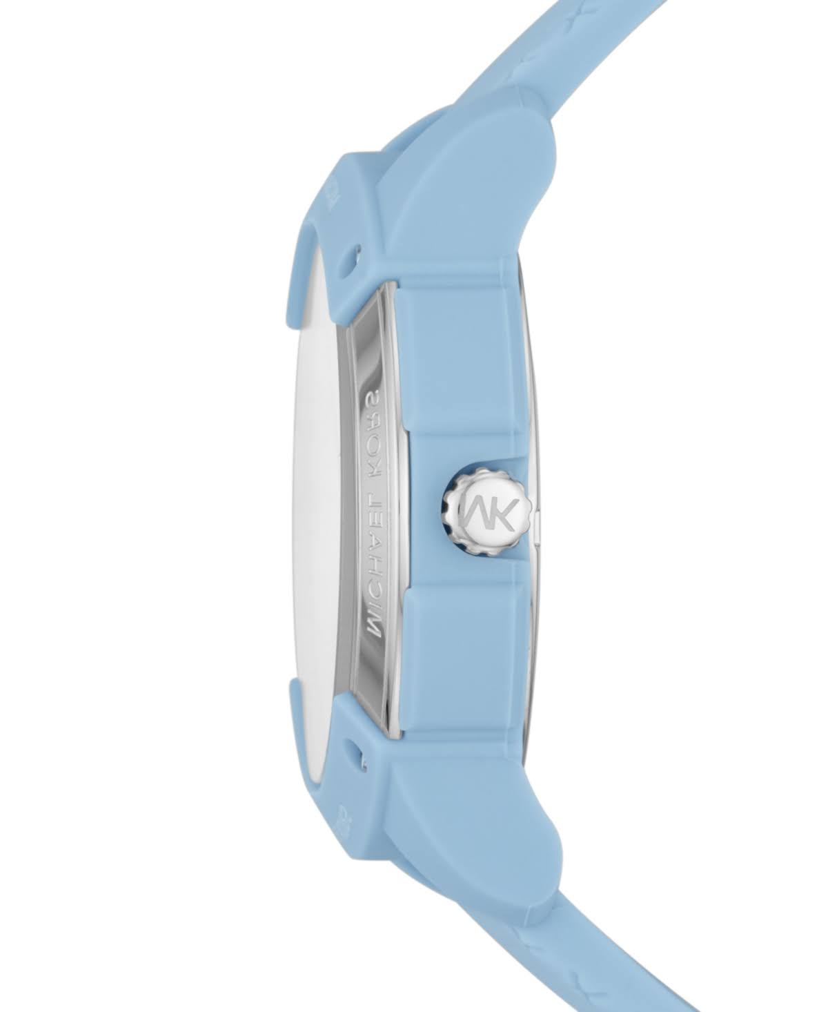 Oversized Ryder Embossed Watch (Blue/Silver) | Michael Kors | Luby 