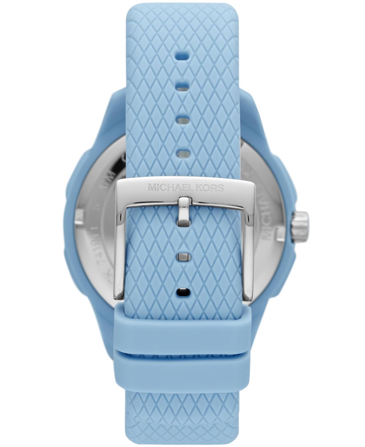 Oversized Ryder Embossed Watch (Blue/Silver) | Michael Kors | Luby 