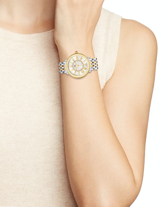 Spring Delivery Two-Tone Diamond Watch | Michele | Luby 