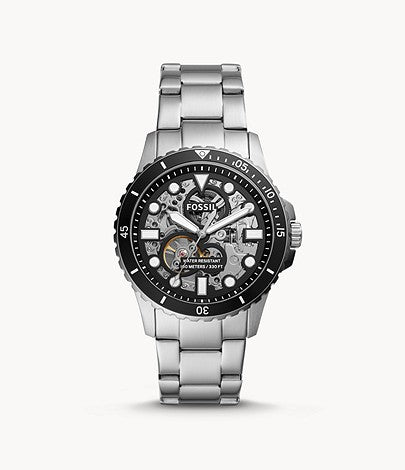 Automatic Watch (Silver) | Fossil | Luby 