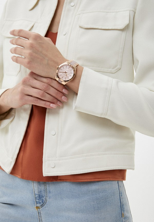 Oversized Slim Runway Watch (Rose-Gold) | Michael Kors | Luby 