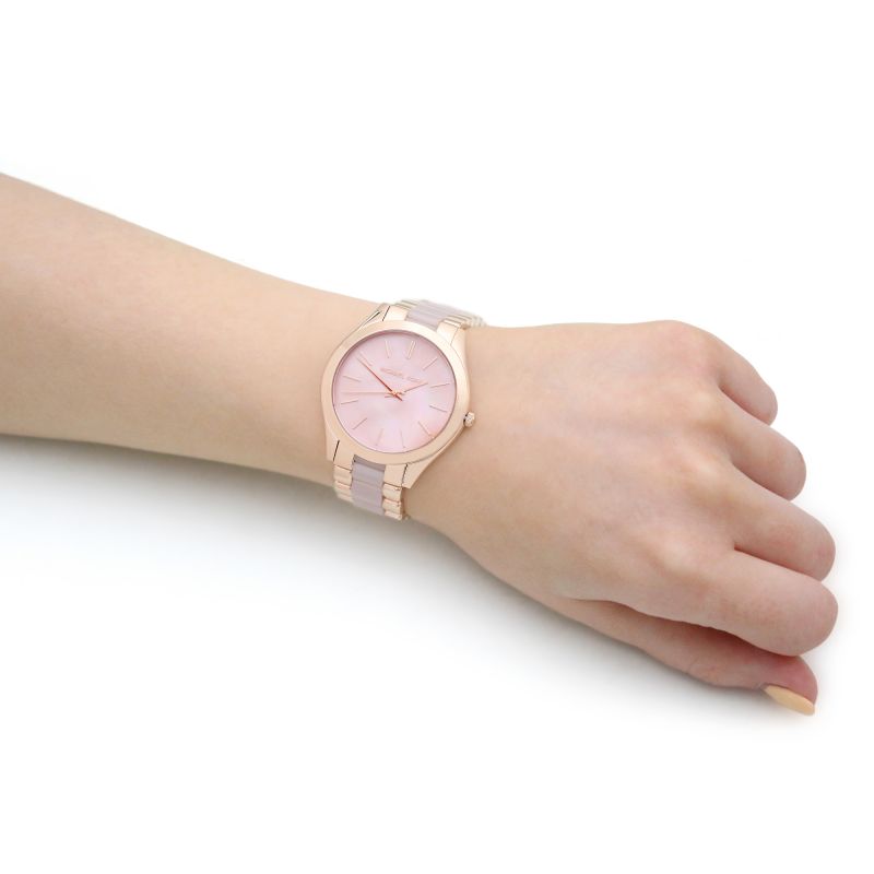 Oversized Slim Runway Watch (Rose-Gold) | Michael Kors | Luby 