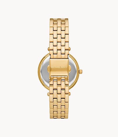 Michael Kors Darci Three-Hand Gold-Tone Stainless Steel Watch | Michael Kors | Luby 
