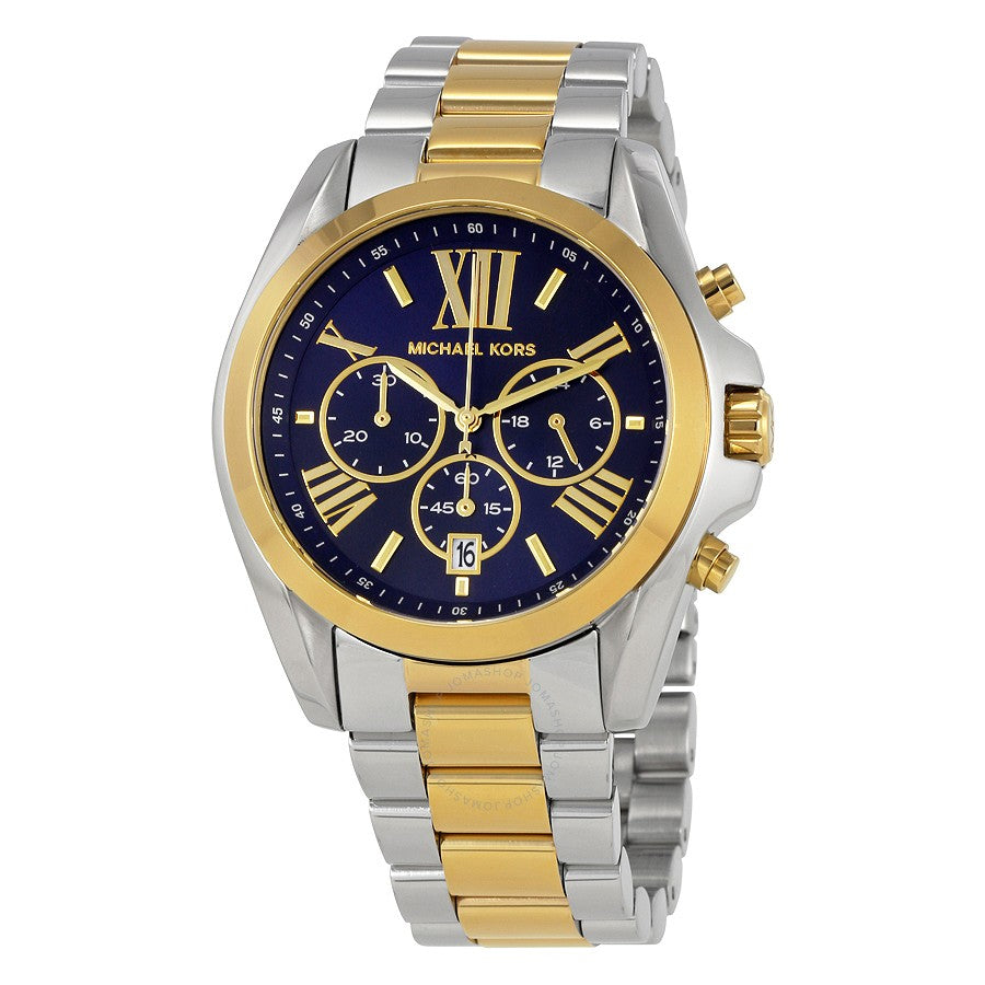 Ladies' Bradshaw Chronograph Watch (Silver/Gold) | Michael Kors | Luby 