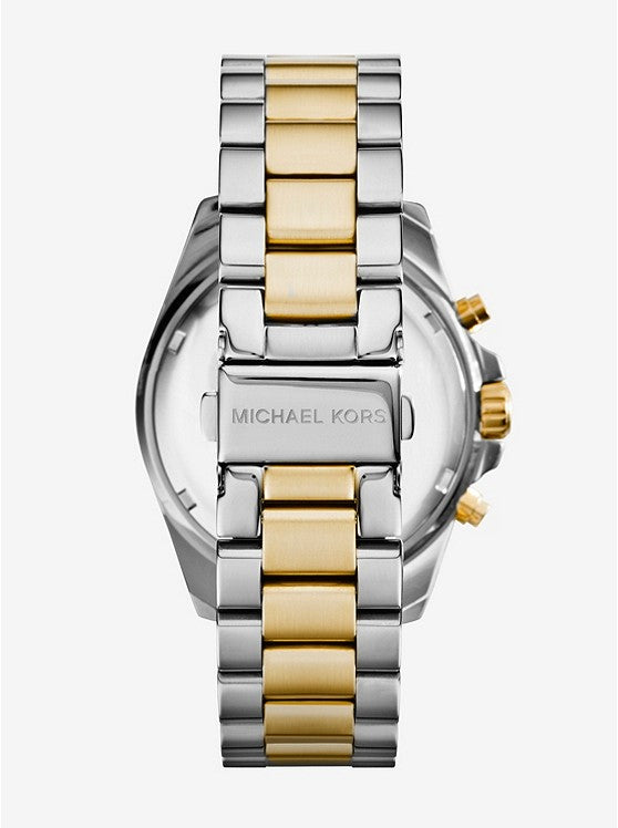 Oversized Bradshaw Two-Tone Watch | Michael Kors | Luby 