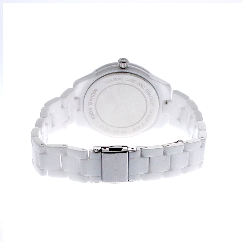 Runway Day Date Watch (White/Silver) | Michael Kors | Luby 