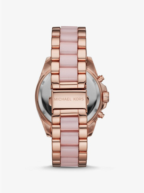 Oversized Bradshaw Watch (Rose-Gold/Pink) | Michael Kors | Luby 