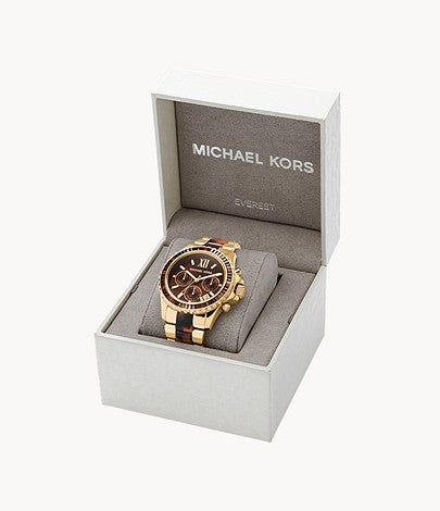 Michael Kors Everest Chronograph Two-Tone Stainless Steel Watch | Michael Kors | Luby 