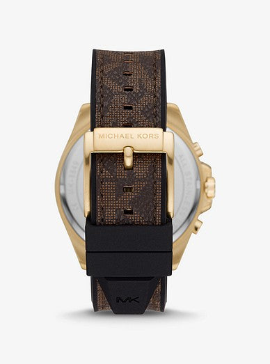 Men's Brecken Chronograph Watch (Brown/Gold) | Michael Kors | Luby 