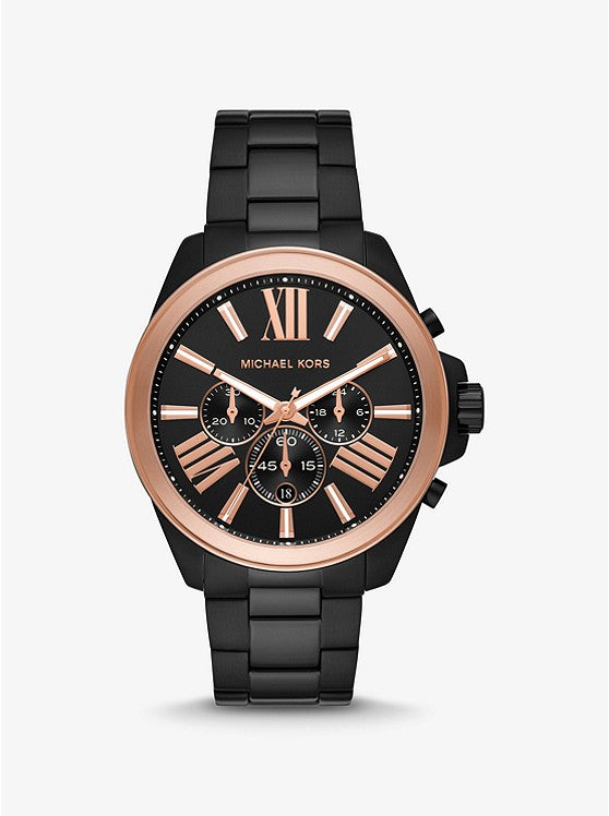 Oversized Wren Two-Tone Watch | Michael Kors | Luby 