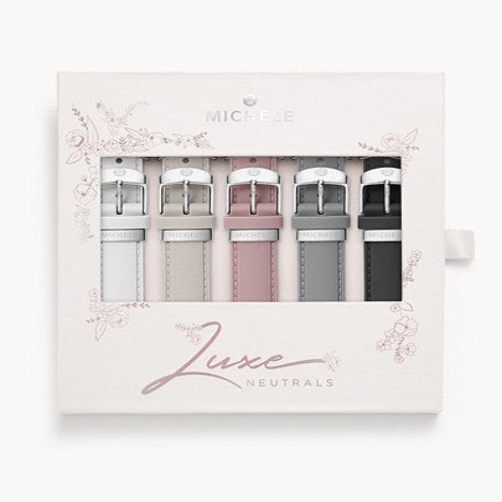Luxe Neutrals Silicone Interchangeable Strap Gift Set | Michele | Luby 