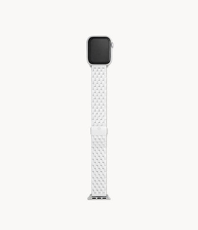 White Ceramic Bracelet Band for Apple Watch® | Michele | Luby 