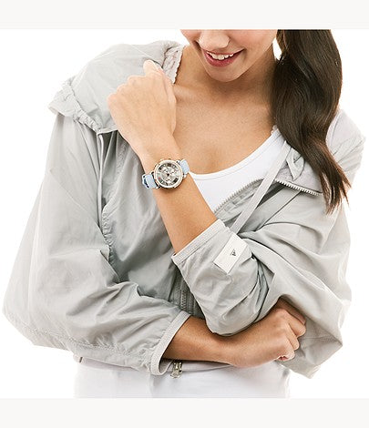 Sporty Sport Sail Two-Tone 18k Rose Gold Watch | Michele | Luby 