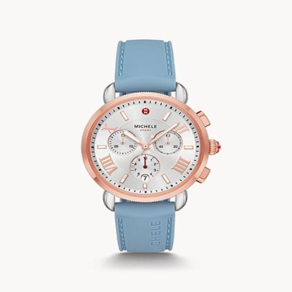 Sporty Sport Sail Two-Tone 18k Rose Gold Watch | Michele | Luby 