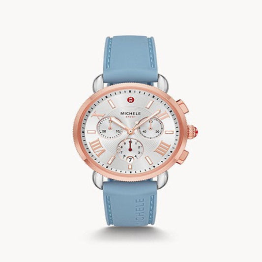 Sporty Sport Sail Two-Tone 18k Rose Gold Watch | Michele | Luby 