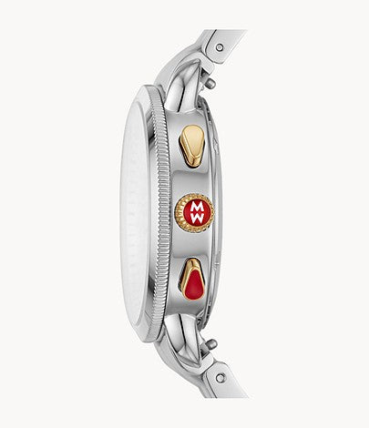 Sporty Sport Sail Wheat Silicone-Wrapped Stainless Steel Watch | Michele | Luby 