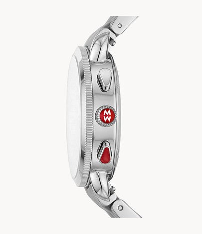 Sporty Sport Sail Slate Silicone-Wrapped Stainless Steel Watch | Michele | Luby 