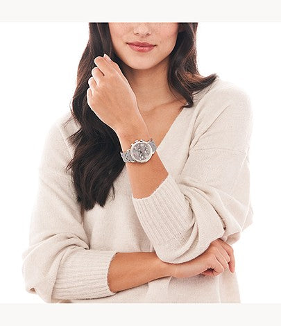 Sporty Sport Sail Slate Silicone-Wrapped Stainless Steel Watch | Michele | Luby 