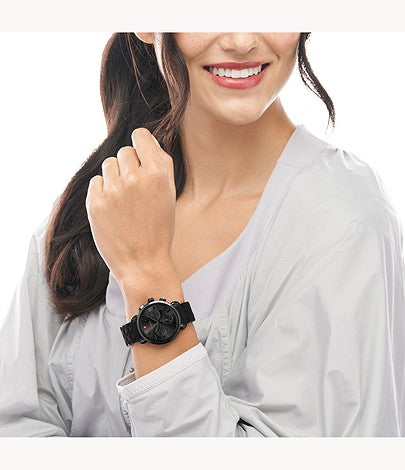 Sporty Sport Sail Noir Watch | Michele | Luby 