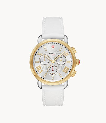 Sporty Sport Sail White Silicone Watch | Michele | Luby 