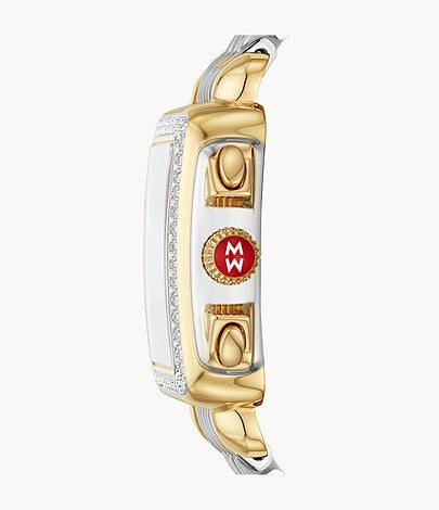 Deco Two-Tone 18k Gold Diamond Watch | Michele | Luby 