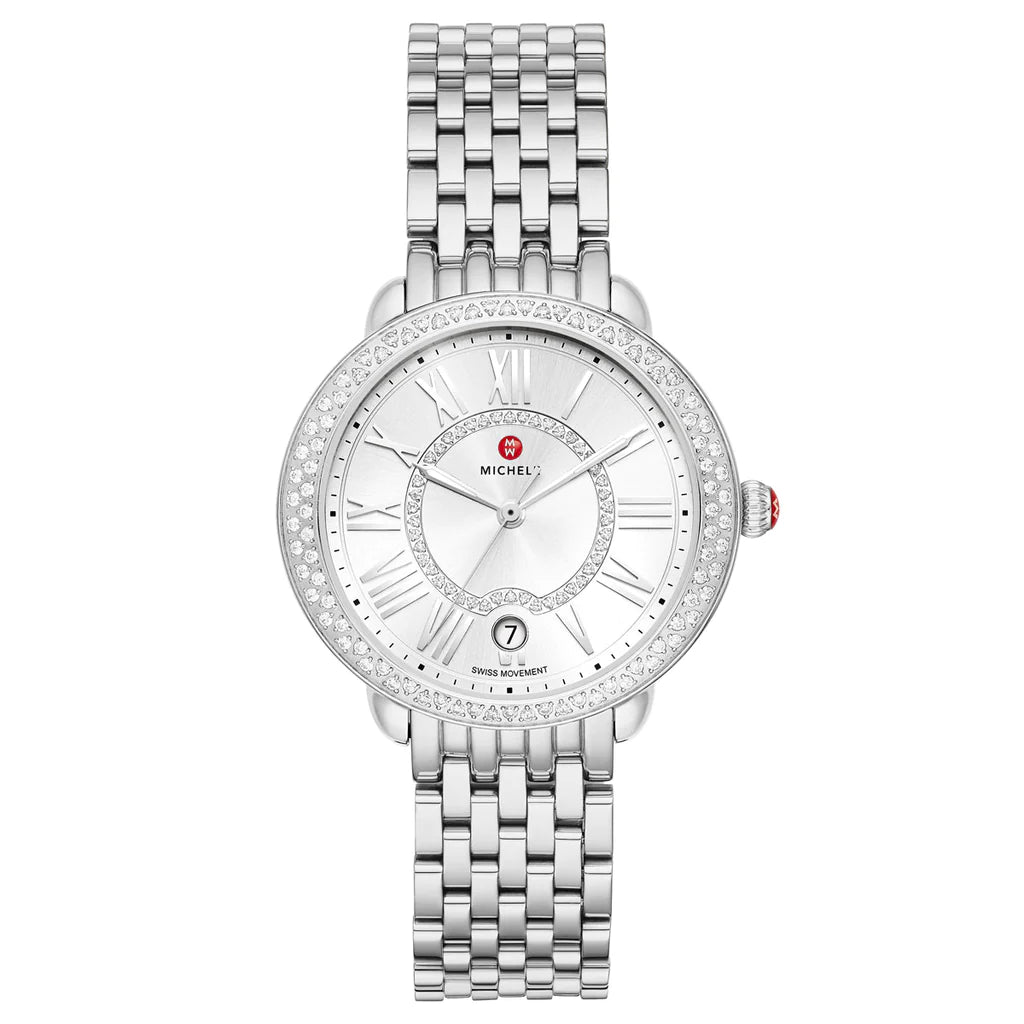Special-Edition Serein Mid Stainless-Steel Diamond Watch | Michele | Luby 