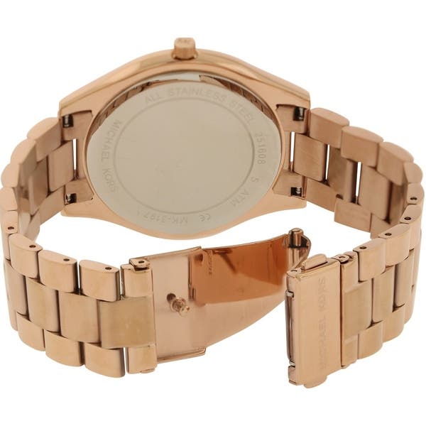 Slim Runway Watch (Rose-Gold) | Michael Kors | Luby 