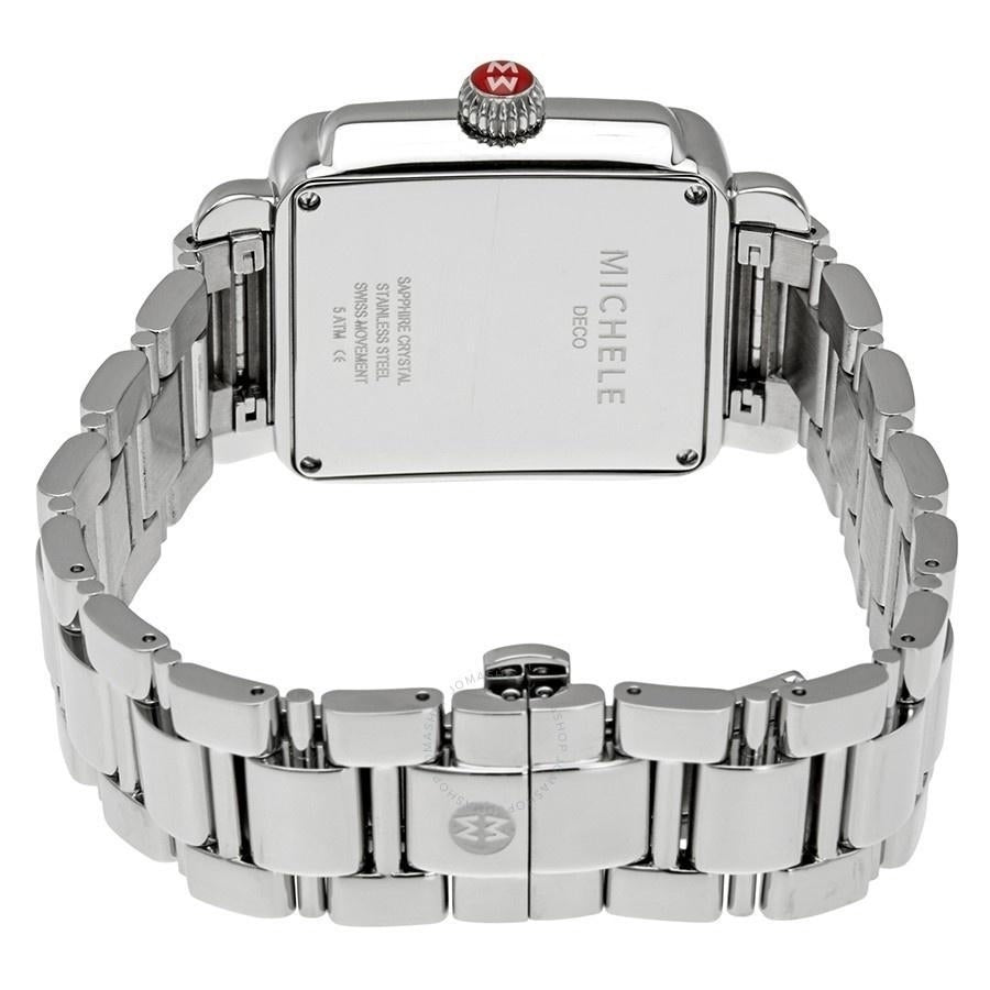 Deco Madison Silver Sunray Diamond Watch | Michele | Luby 