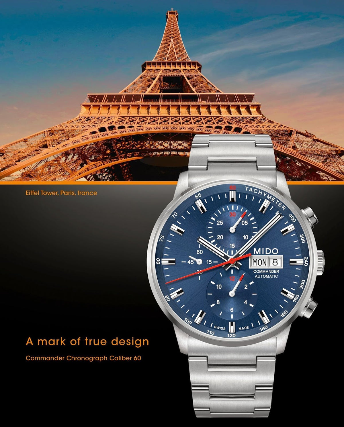 Commander II Automatic Chronograph M016.414.11.041.00 | Mido | Luby 