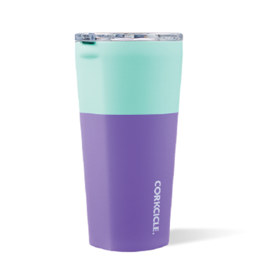 COLOR BLOCK MINT BERRY TUMBLER (16oz) | CORKCICLE | Luby 