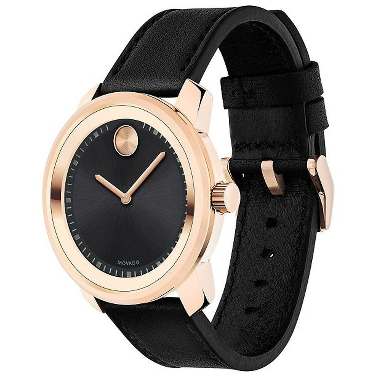 Movado BOLD Black & Rose Gold | Movado | Luby 