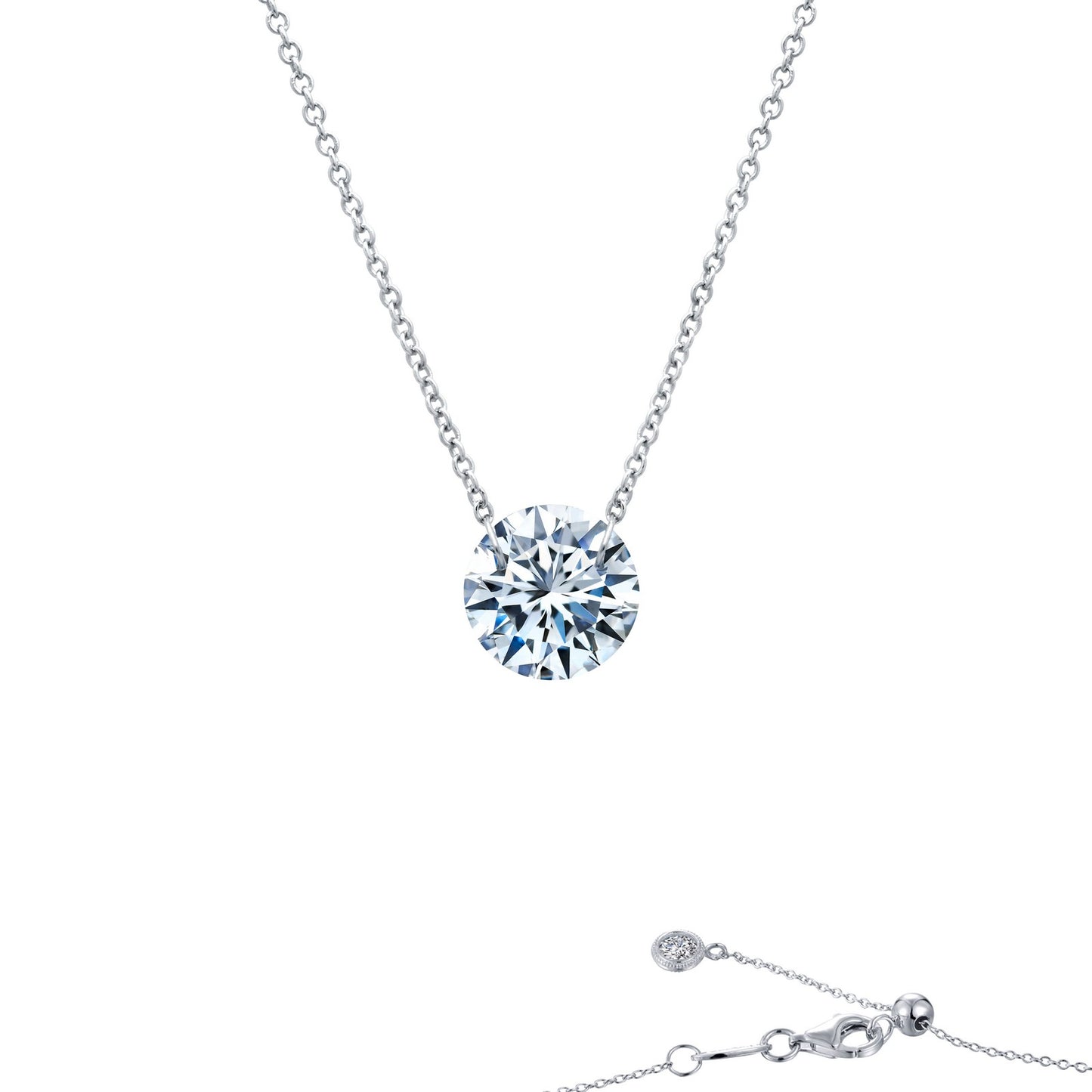 Frameless Solitaire Necklace | Lafonn | Luby 