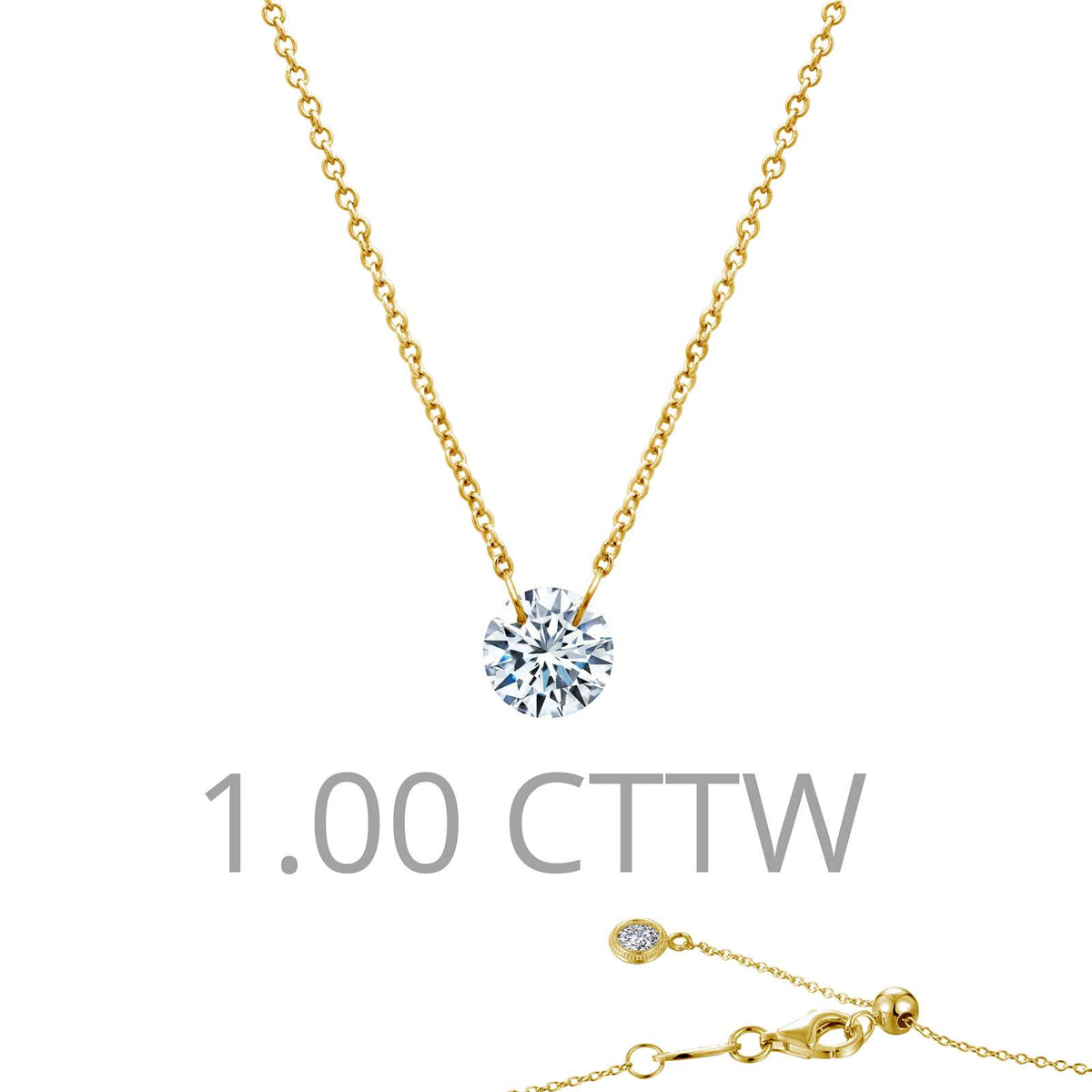Frameless Solitaire Necklace | Lafonn | Luby 