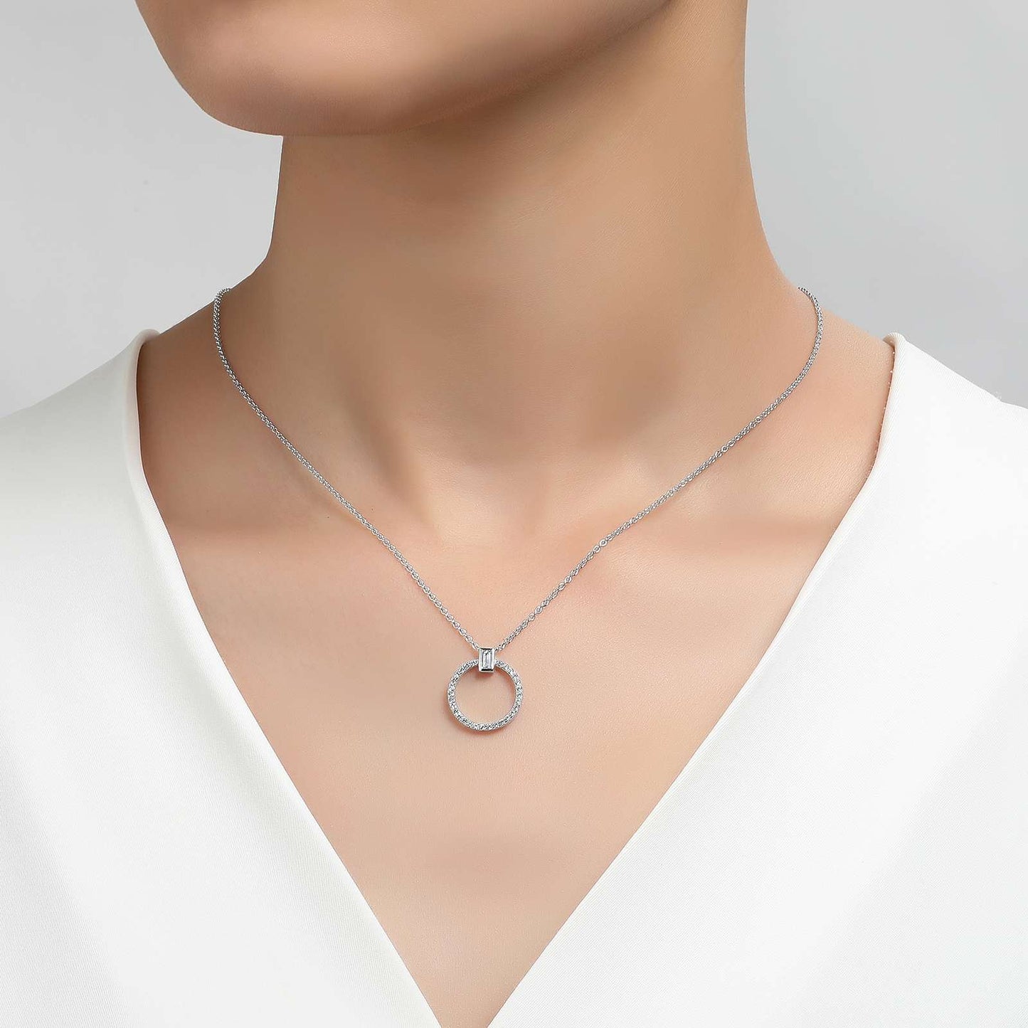 Open Circle Necklace | Lafonn | Luby 