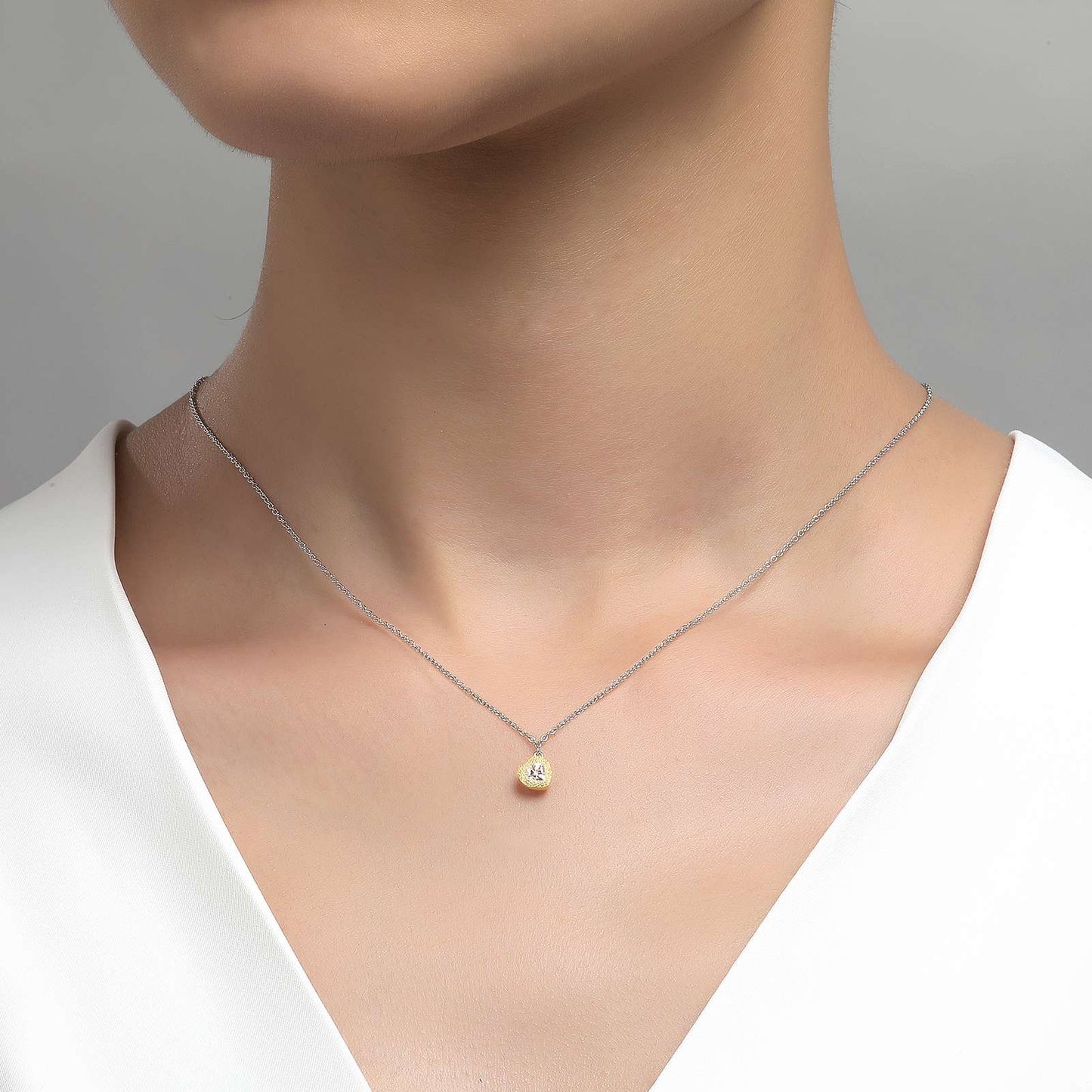 Solitaire Heart Necklace | Lafonn | Luby 